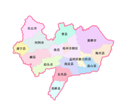 沧州市有哪些县